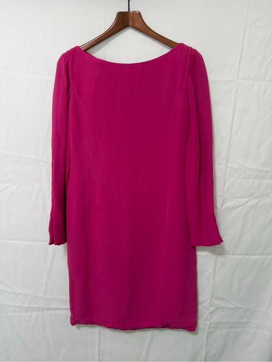 Carolina Herrera Dresses & Skirts - Carolina Herrera Fuchsia Long-Sleeve Shift Dress